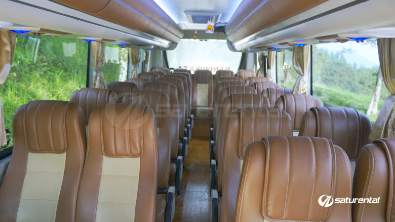 saturental – foto bus pariwisata aerotrans medium bus 29 seats interior a