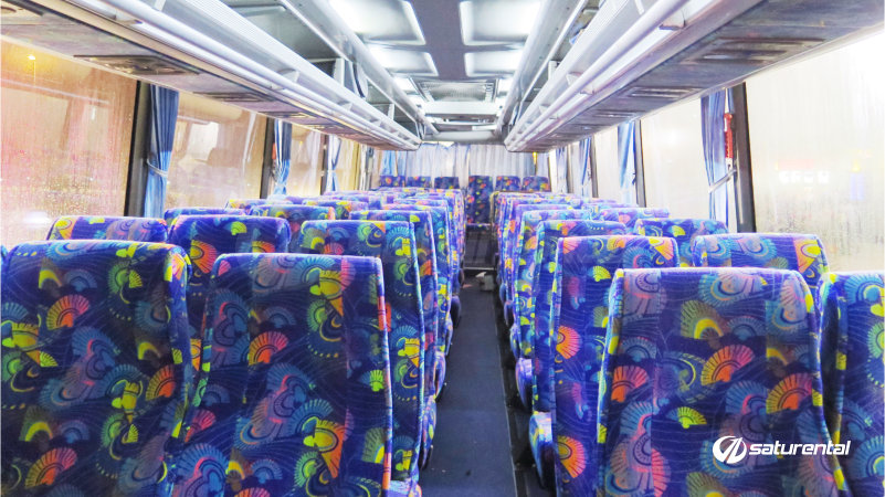 saturental – foto bus pariwisata blue star 59 seats interior a
