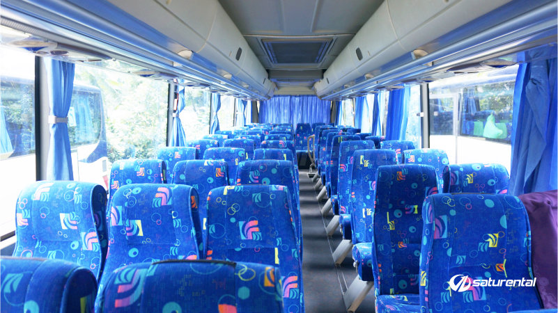 Sewa Bus Pariwisata Blue Star Jakarta Tahun 2022 Saturental