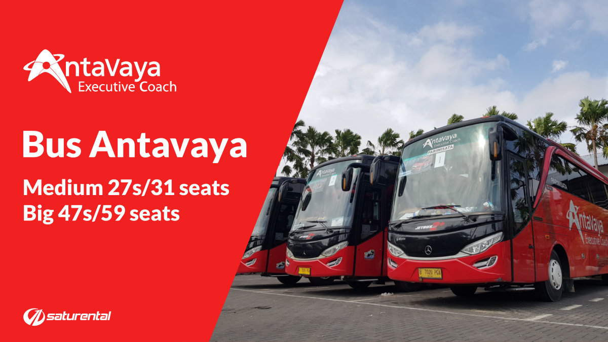 Info Lengkap Foto dan Harga Sewa Bus Pariwisata Antavaya - Saturental