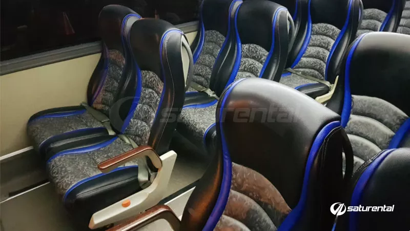 y saturental – foto bus pariwisata panorama interior dalam big 47 seats