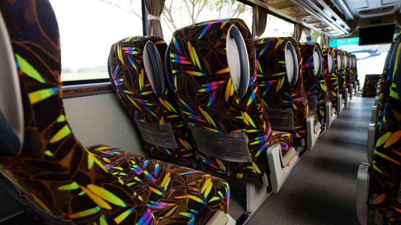 saturental – foto big bus pariwisata marjaya trans interior dalam 50s 54 seats d