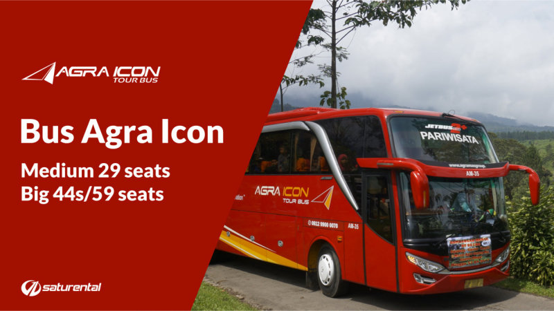 saturental – foto bus pariwisata agra icon big bus 800