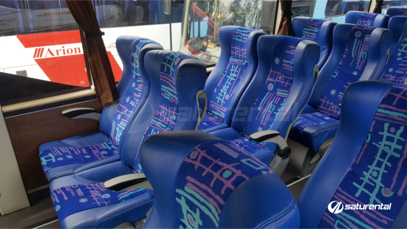 saturental – foto bus pariwisata fajar transport interior dalam big bus hdd shd 44 seats b