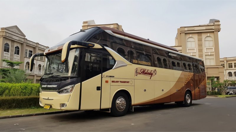 saturental – foto big bus pariwisata melody transport shd hdd terbaru 45T 48s 59 seats a