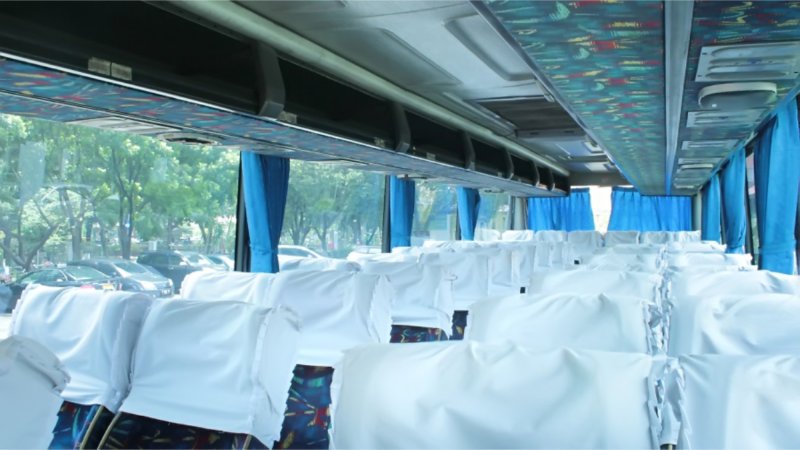 saturental – foto big bus pariwisata metropolitan interior dalam 43s 47s 59 seats d