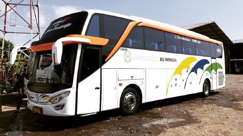 Info Lengkap Foto Harga Sewa Bus Pariwisata Metropolitan 