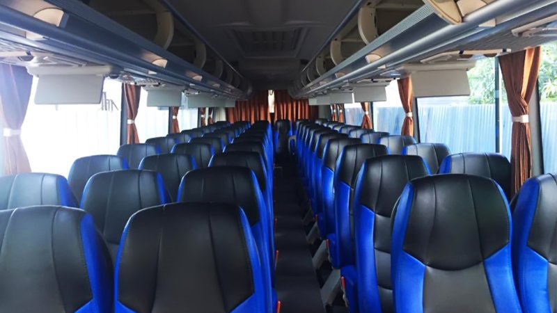 saturental – foto big bus pariwisata one bus interior dalam 59 seats a