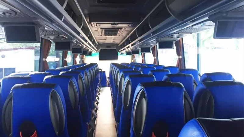 saturental – foto big bus pariwisata one bus interior dalam 59 seats b