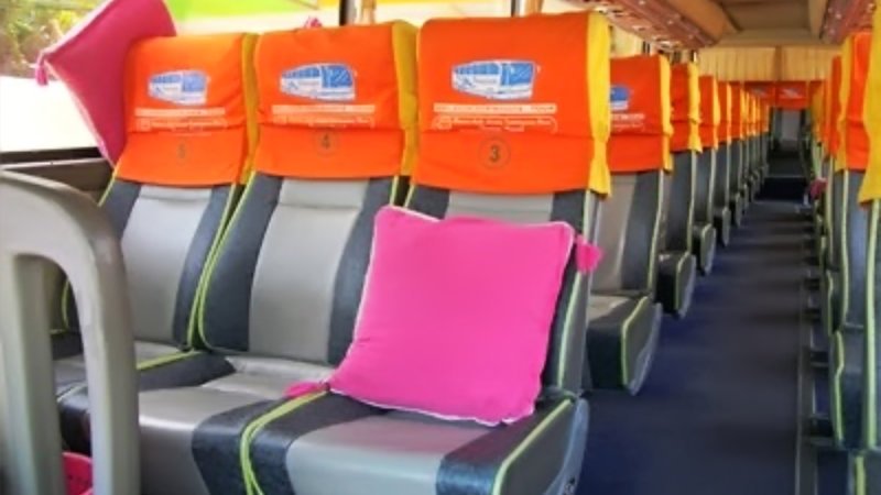 saturental – foto big bus pariwisata putra kju interior dalam 59 seats a