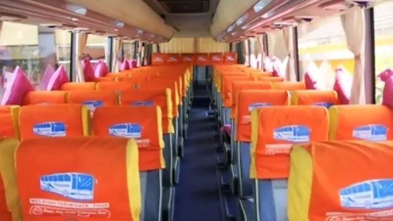 saturental – foto big bus pariwisata putra kju interior dalam 59 seats c