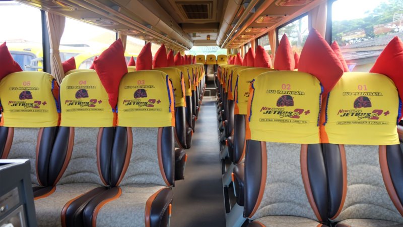 saturental – foto big bus pariwisata putra kju shd hdd terbaru interior dalam 59 seats a
