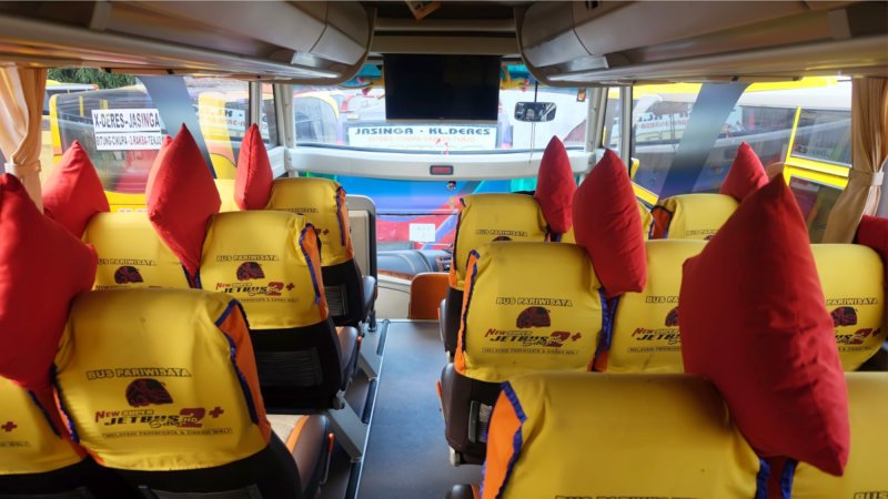 saturental – foto big bus pariwisata putra kju shd hdd terbaru interior dalam 59 seats b