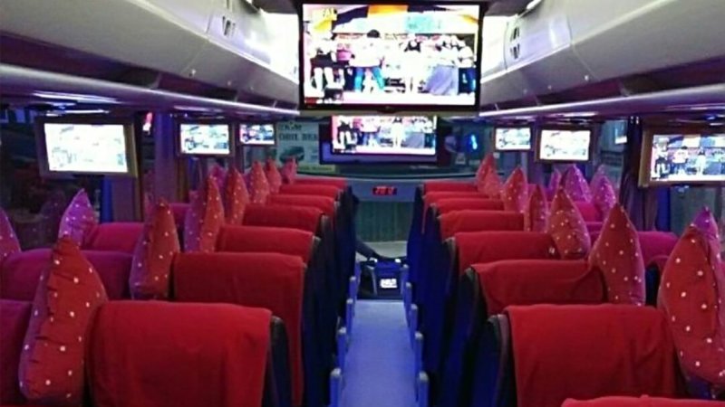 saturental – foto big bus pariwisata sumber jaya trans shd hdd terbaru interior dalam 48s 59 seats f