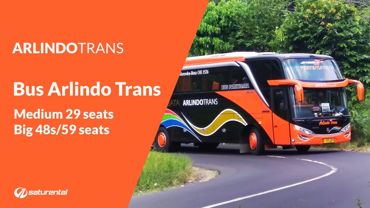 saturental – foto bus pariwisata arlindo trans
