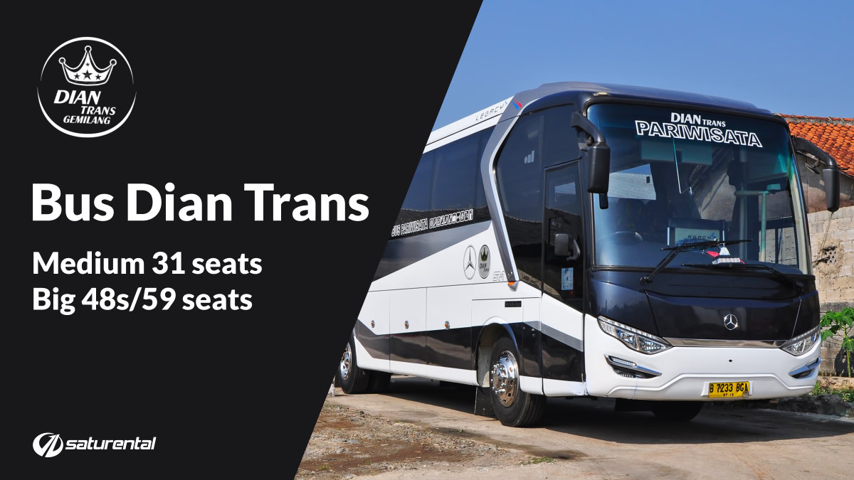 saturental – foto bus pariwisata dian trans