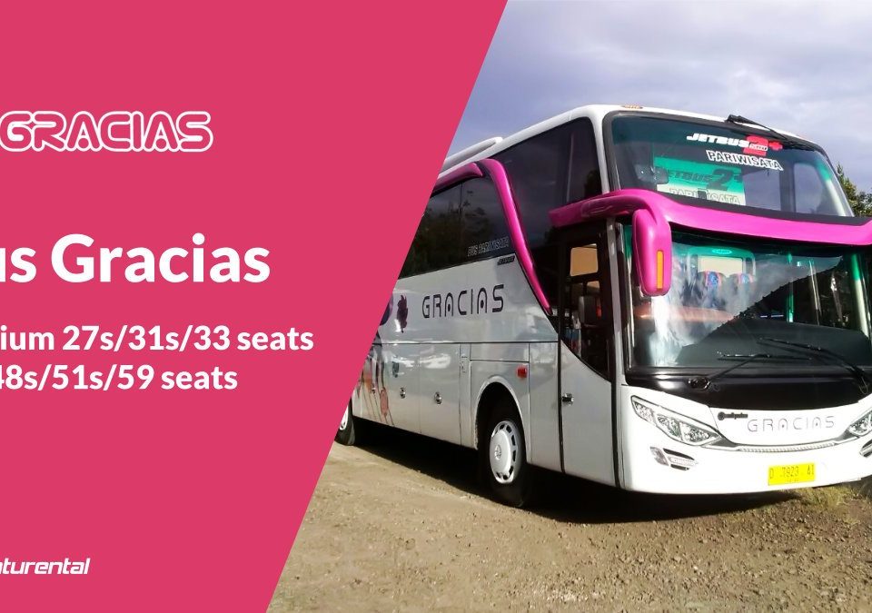 saturental foto bus pariwisata gracias 1