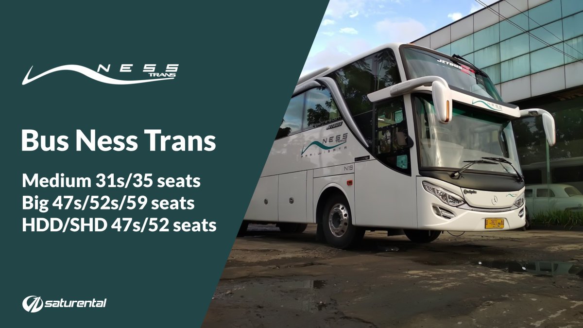 saturental – foto bus pariwisata ness trans