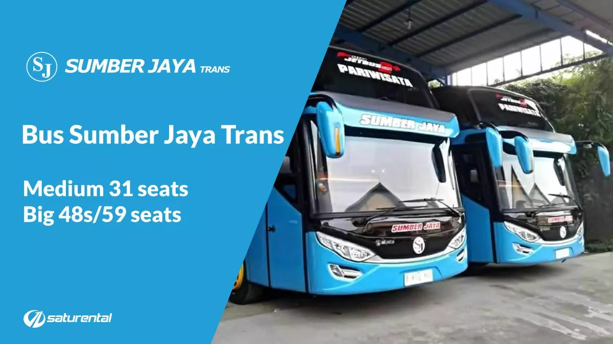 saturental – foto bus pariwisata sumber jaya trans