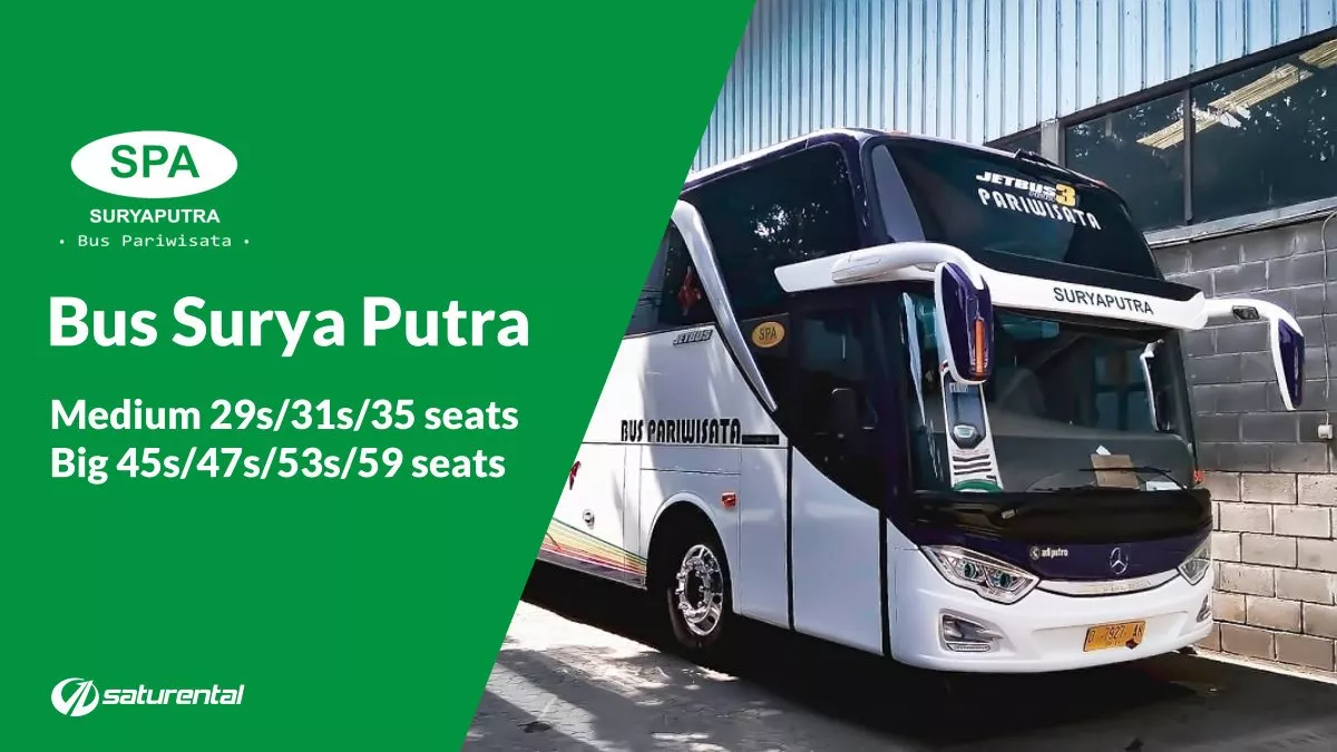 saturental – foto bus pariwisata surya putra