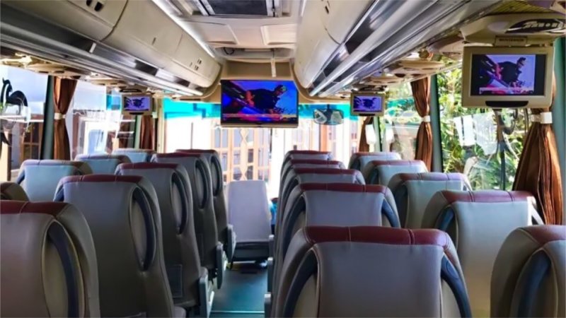 saturental – foto medium bus pariwisata mustika holiday interior dalam 29s 31s 33 seats a