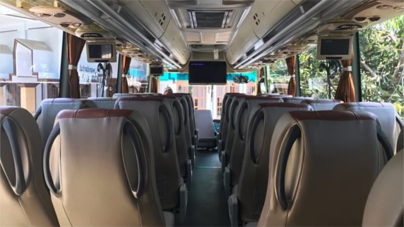 saturental – foto medium bus pariwisata mustika holiday interior dalam 29s 31s 33 seats c