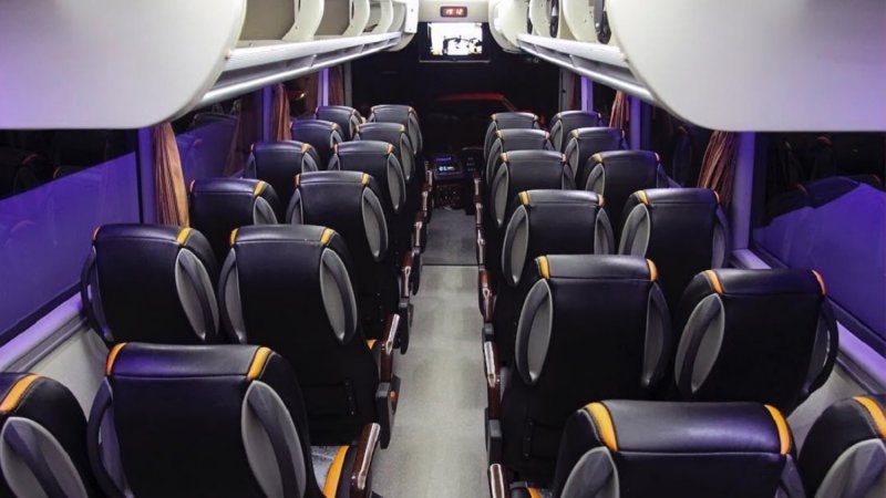 saturental – foto medium bus pariwisata patriot interior dalam 31 seat c