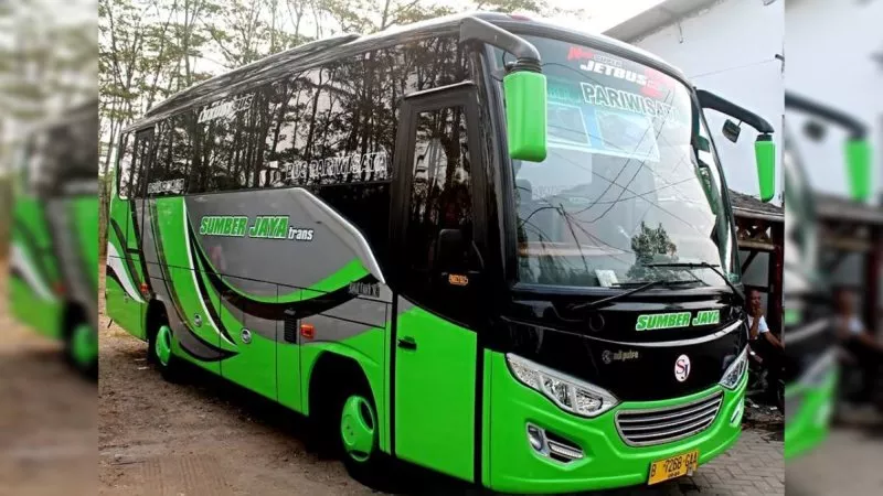 saturental – foto medium bus pariwisata sumber jaya trans 31 seats b
