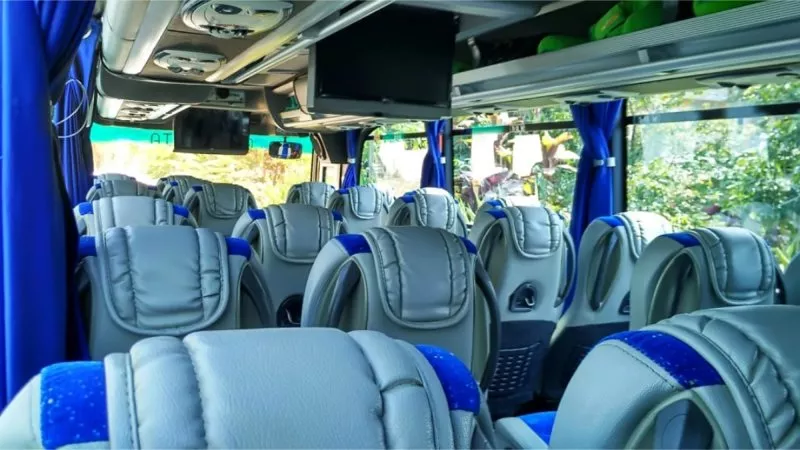 saturental – foto medium bus pariwisata surya putra interior dalam 25s 31s 35 seats a