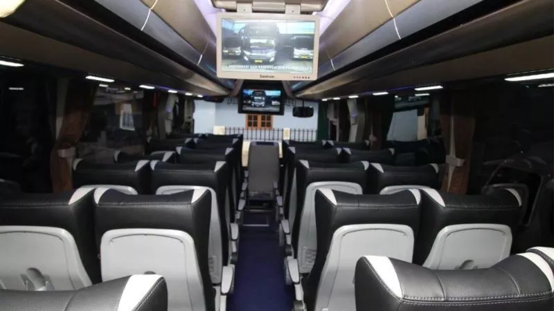 saturental – foto big bus pariwisata bin ilyas interior dalam 59 seats b