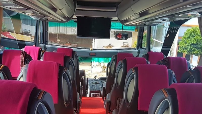 saturental – foto big bus pariwisata megatrans shd hdd terbaru interior dalam 45s 47s 59 seats b