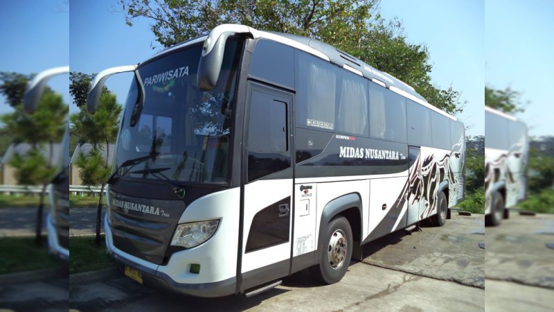 saturental – foto big bus pariwisata midas nusantara 56T 59 seats c