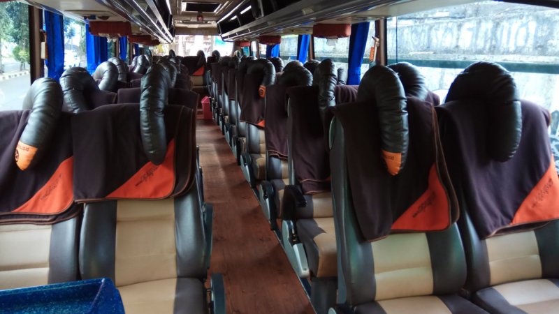saturental – foto big bus pariwisata piknik bus shd hdd terbaru interior dalam 59 seats a