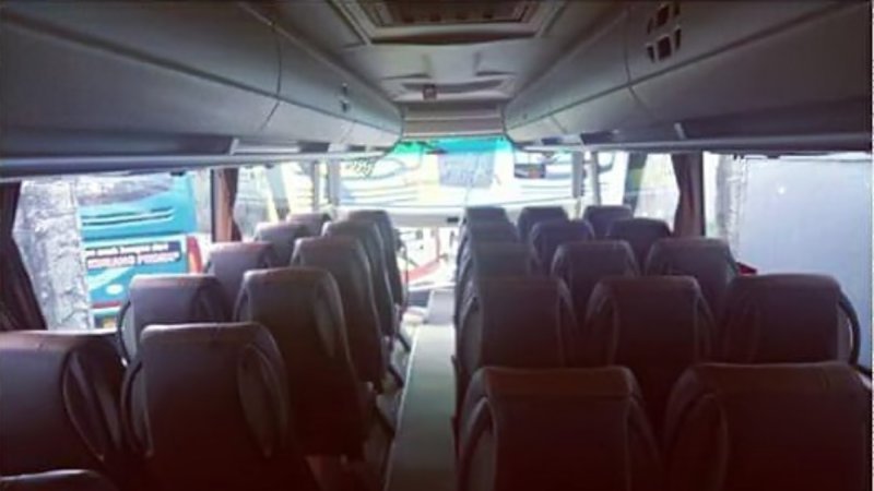 saturental – foto big bus pariwisata piknik bus shd hdd terbaru interior dalam 59 seats b