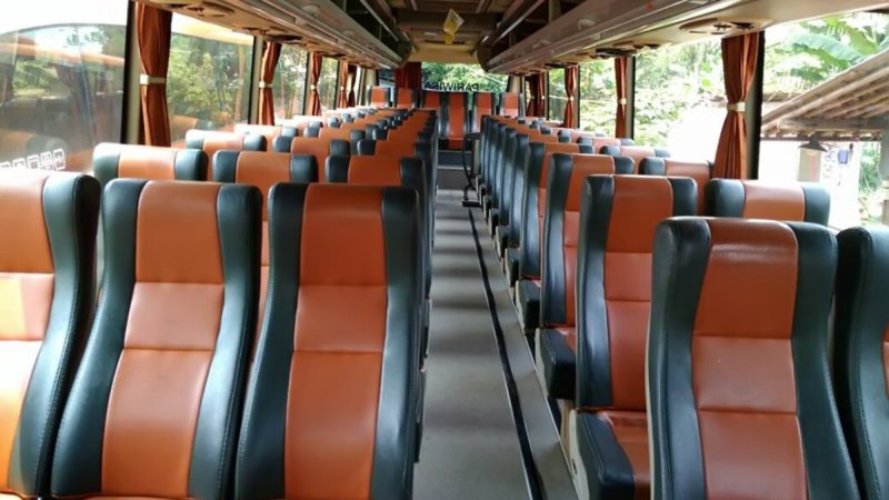saturental – foto big bus pariwisata promoter interior dalam 48s 59 seats a
