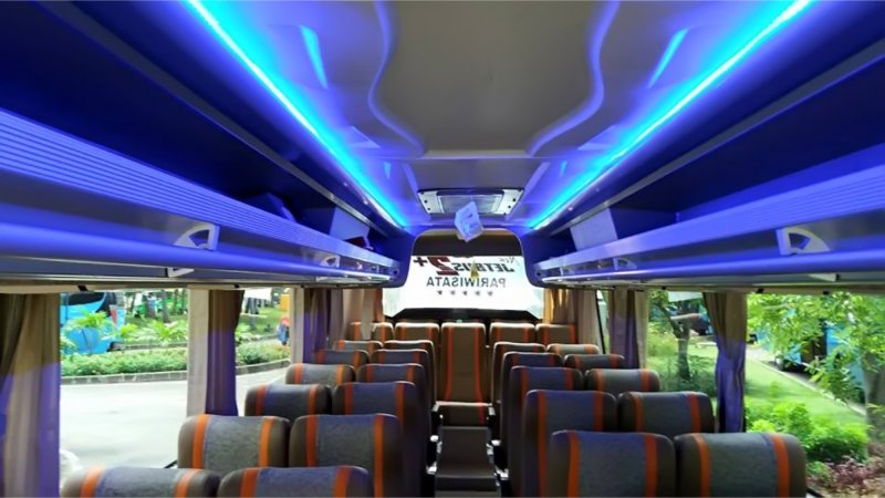 saturental – foto big bus pariwisata putra tidar shd hdd terbaru interior dalam 47T 59 seats a