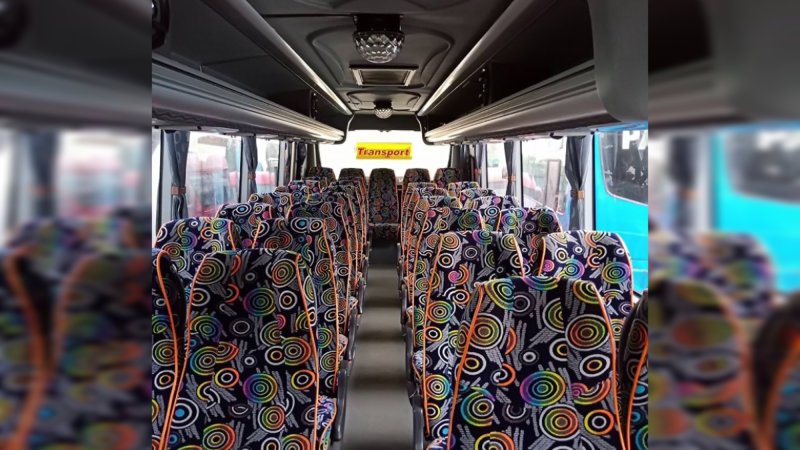 saturental – foto big bus pariwisata sekawan trans shd hdd terbaru interior dalam 59 seats a
