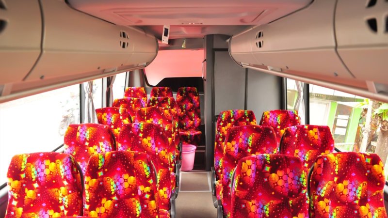 saturental – foto big bus pariwisata zaffina shd hdd terbaru interior dalam 47 seats c