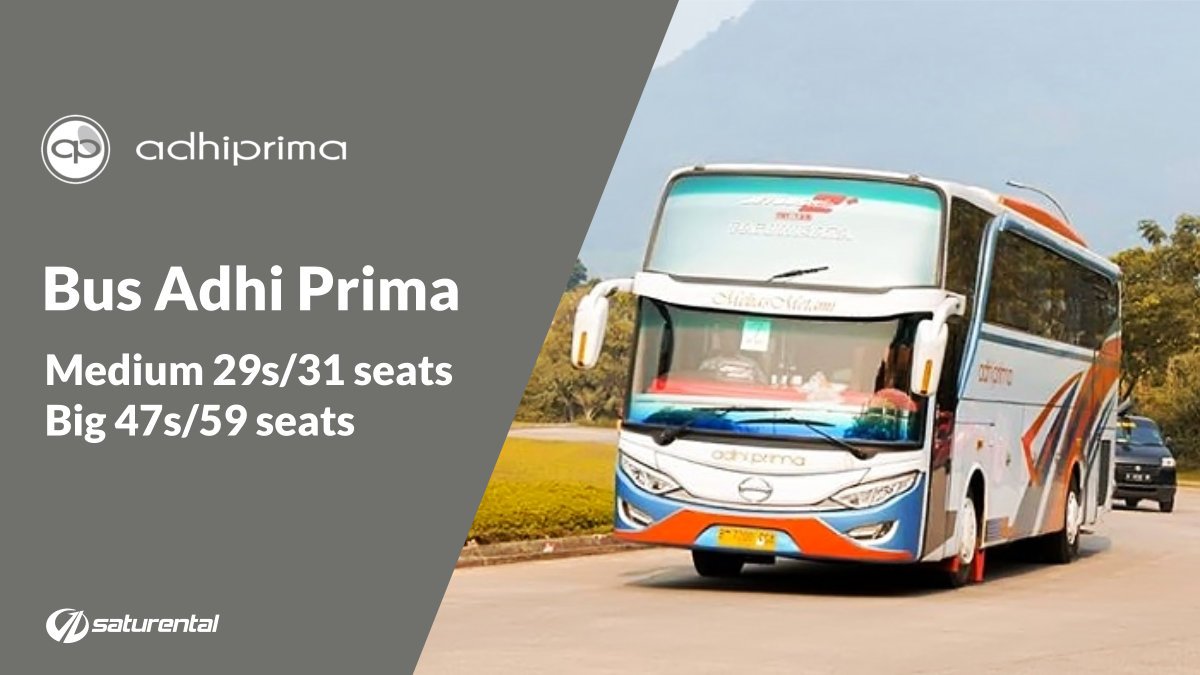 saturental – foto bus pariwisata adhi prima