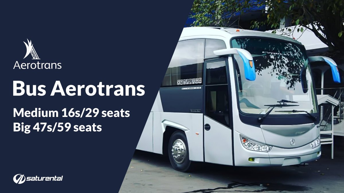 saturental – foto bus pariwisata aerotrans