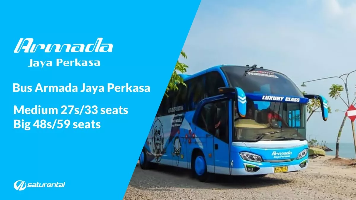 saturental – foto bus pariwisata armada jaya perkasa