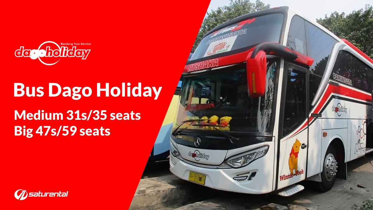 saturental – foto bus pariwisata dago holiday
