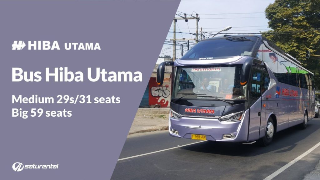 Info Lengkap Foto Harga Sewa Bus Pariwisata Hiba Utama
