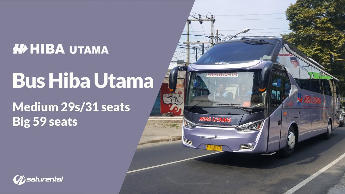 saturental – foto bus pariwisata hiba utama