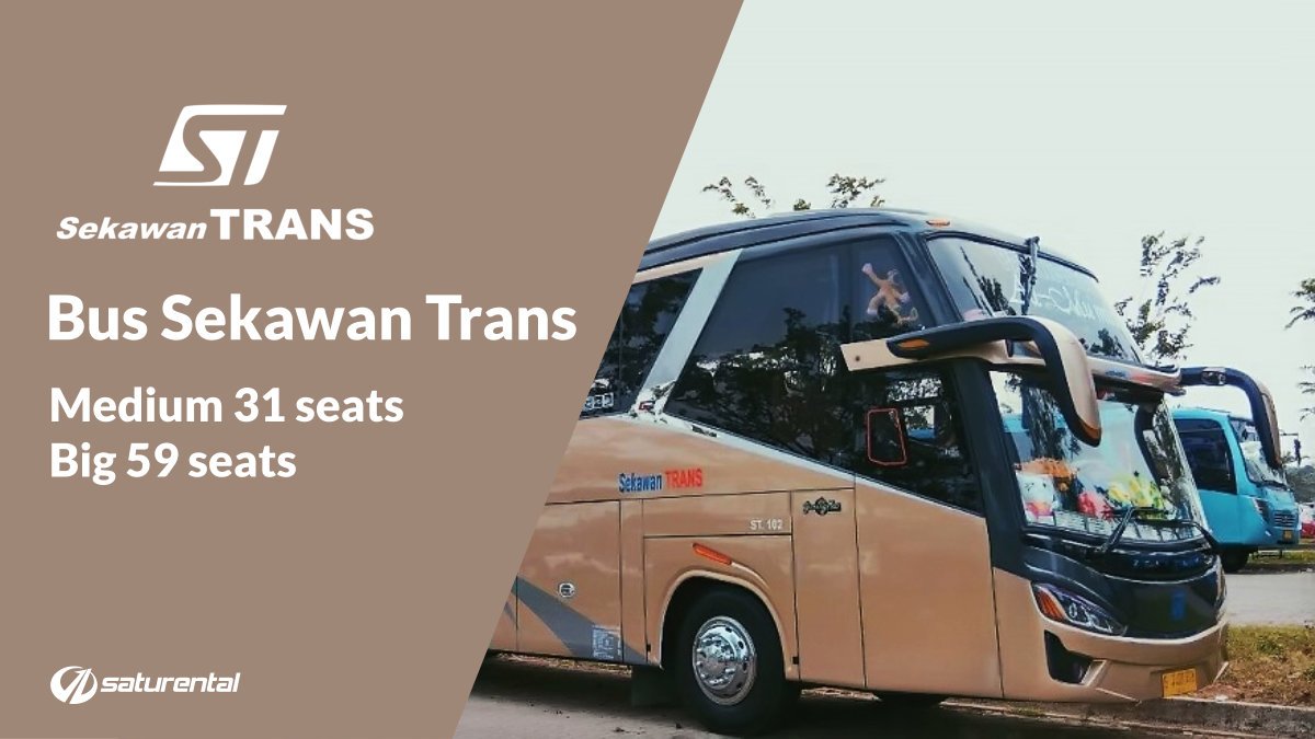 saturental – foto bus pariwisata sekawan trans