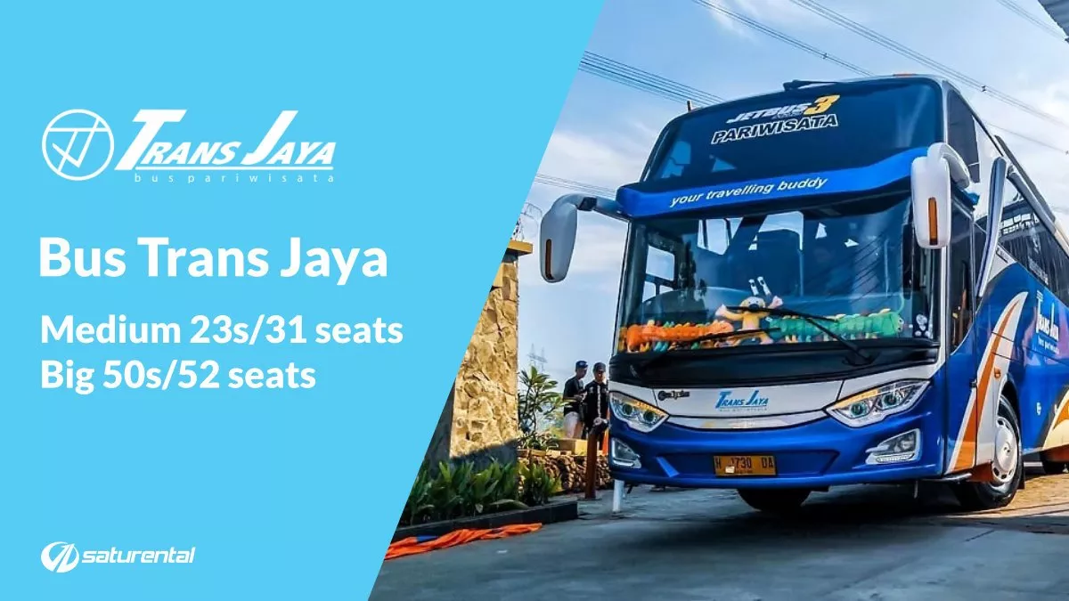 saturental – foto bus pariwisata trans jaya