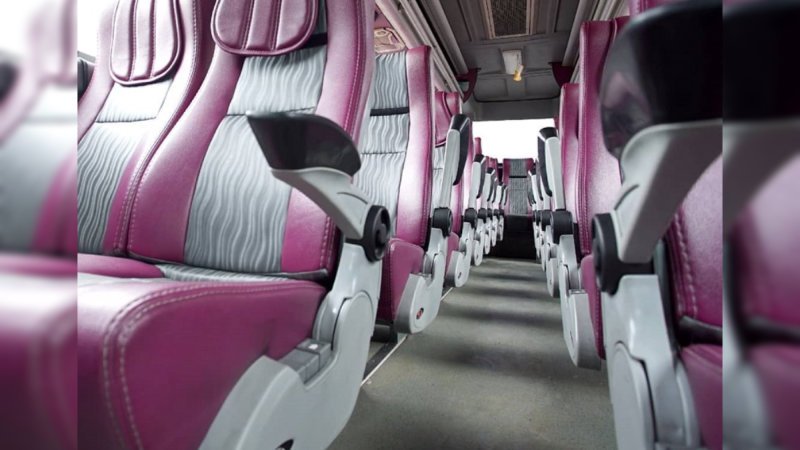saturental – foto medium bus pariwisata baraya tourist interior dalam 35 seats a
