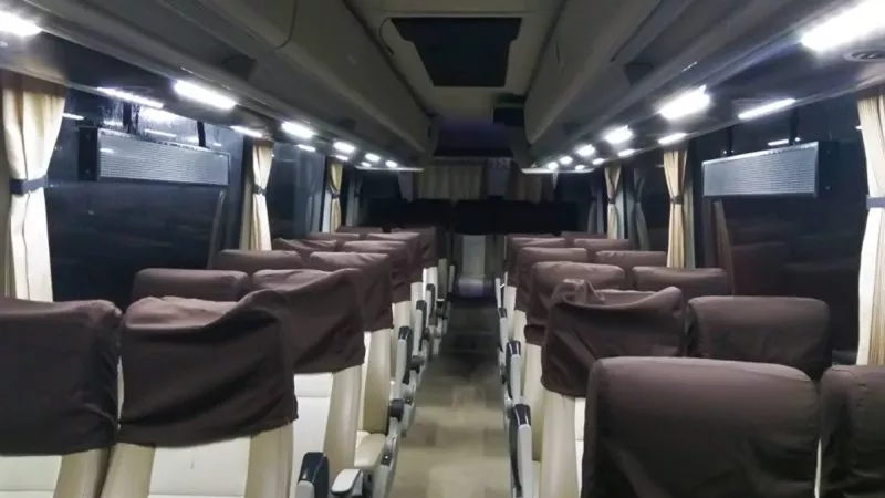 saturental – foto medium bus pariwisata bin ilyas interior dalam 29s 33s 40 seats a