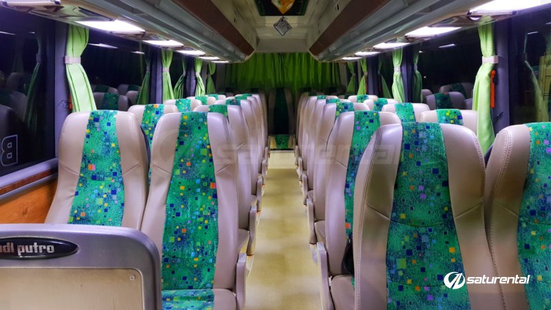 saturental – foto medium bus pariwisata gmes holiday interior dalam 29s 31 seats a