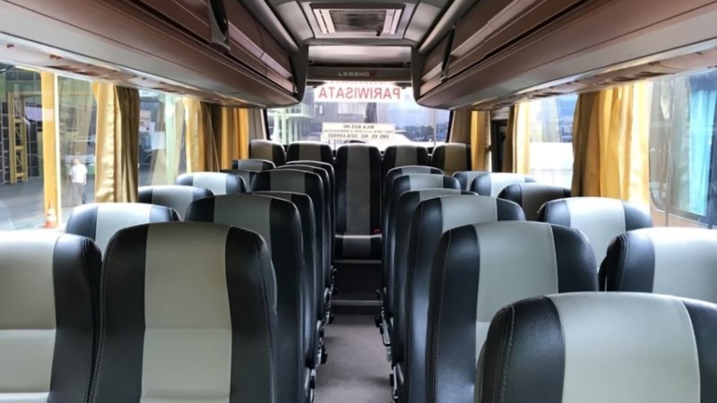 saturental – foto medium bus pariwisata hiba utama interior dalam 29s 31 seats a